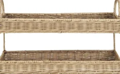 New Ib Laursen Bakke i 2 Etager 44 cm, Grå Rattan