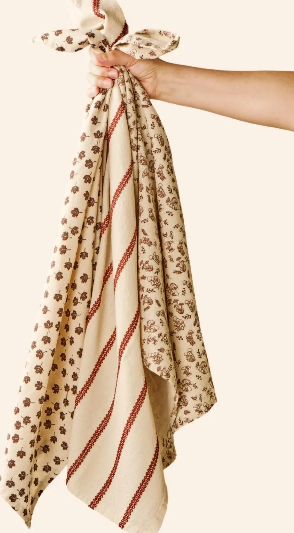 Best Ib Laursen Birk Viskestykke 50x70 cm, Natur/Brun