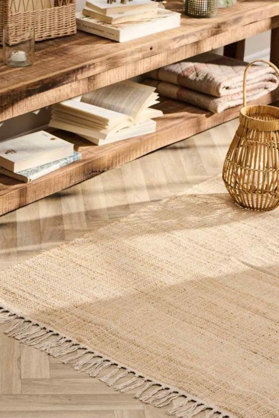 Outlet Ib Laursen Gulvtæppe 170x200 cm, Jute