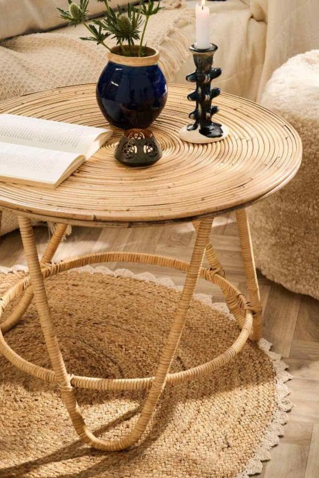 Ib Laursen Entre|Tæpper Og Måtter > Jutemåtte Ø90 cm, Jute