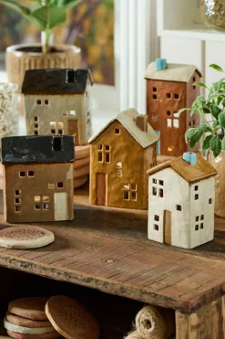Online Ib Laursen Lyshus Brighton H13,2 cm, Creme/Sort