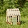Outlet Lyshus Orangeri H17 cm, Grøn/Natur Lyshuse