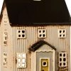 Ib Laursen Lyshuse > Lyshus Visby H18,5 cm, Natur/Sort