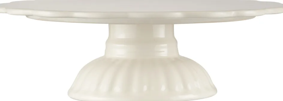 Best Ib Laursen Mynte Fad på fod 29 cm, Butter Cream