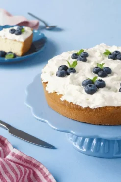 Hot Ib Laursen Mynte Fad på Fod Ø29 cm, Blue Bell