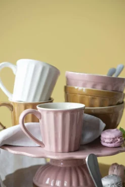 Discount Ib Laursen Mynte Fad på fod 29 cm, Coral Almond