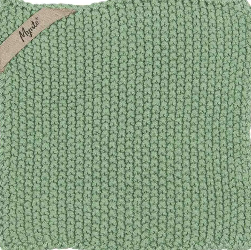 Ib Laursen Køkkentekstiler > Mynte Strikket Grydelap 22x22 cm,