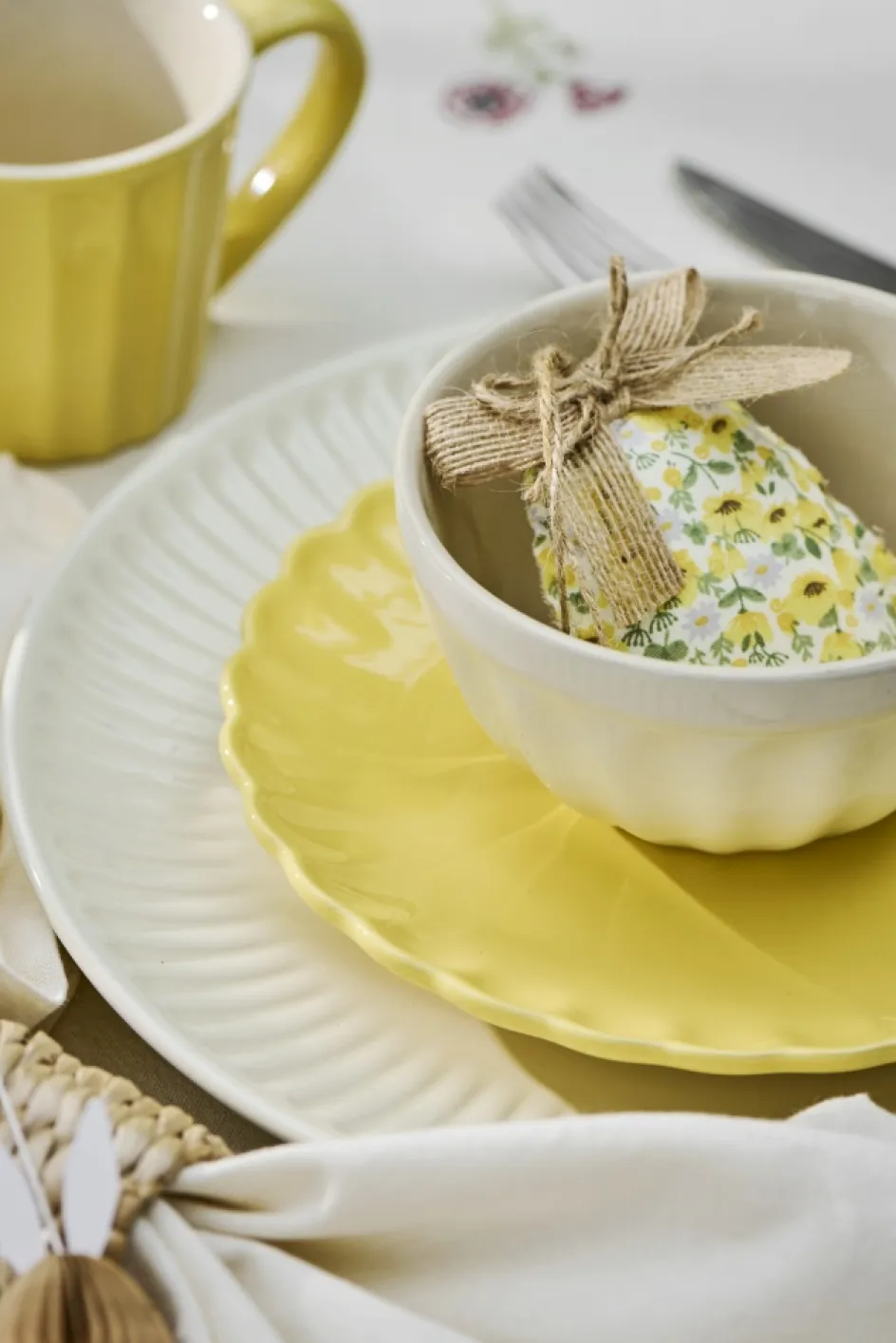Hot Ib Laursen Mynte Tallerken Blomst 19,5 cm, Lemonade