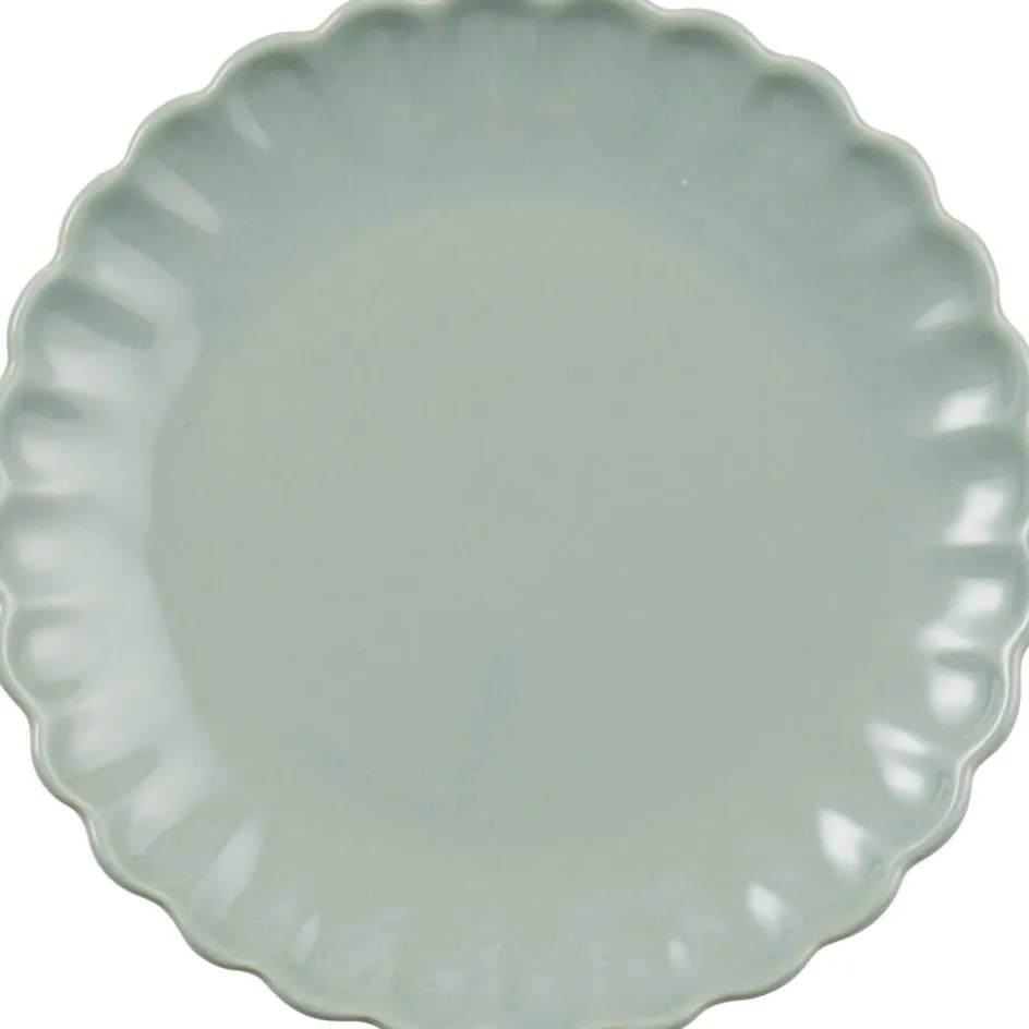 New Ib Laursen Mynte Tallerken Blomst 19,5 cm, Green Tea