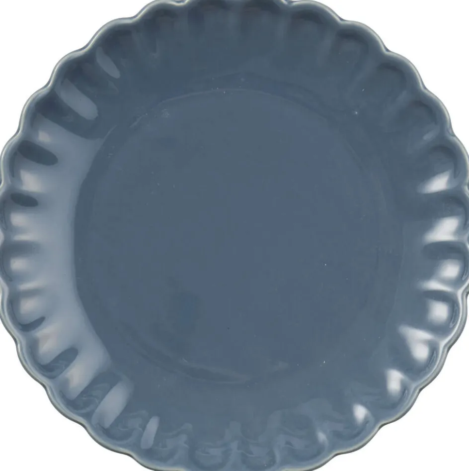 New Ib Laursen Mynte Tallerken Blomst 19,5 cm, Cornflower