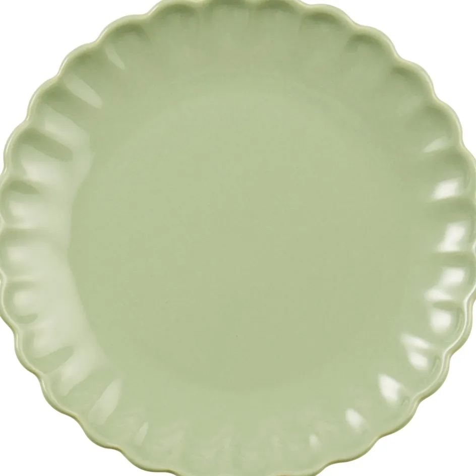 New Ib Laursen Mynte Tallerken Blomst 19,5 cm, Wasabi