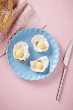 Mynte Tallerken Blomst ?19,5 cm, Blue Bell Frokosttallerkener