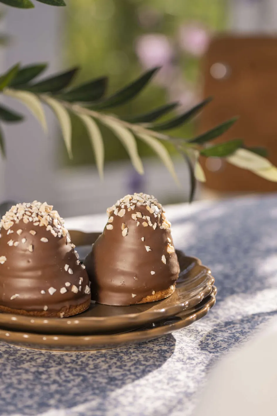 Clearance Ib Laursen Mynte Tallerken Blomst 19,5 cm, Hazelnut