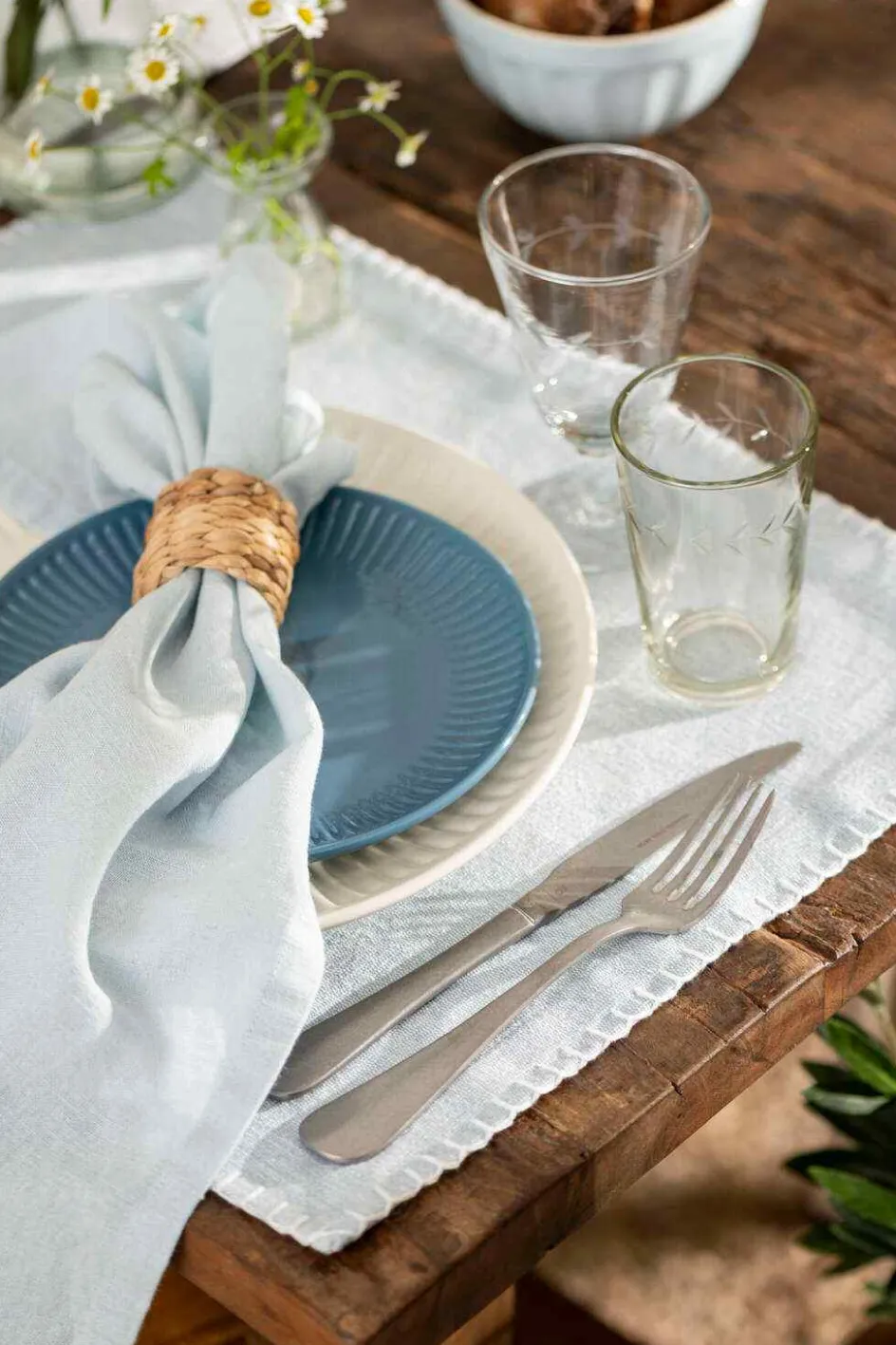 Best Ib Laursen Mynte Tallerken 19,5 cm, Cornflower