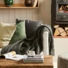 Clearance Ib Laursen Plaid 130x170 cm, Antracit Melange/Lysegrå