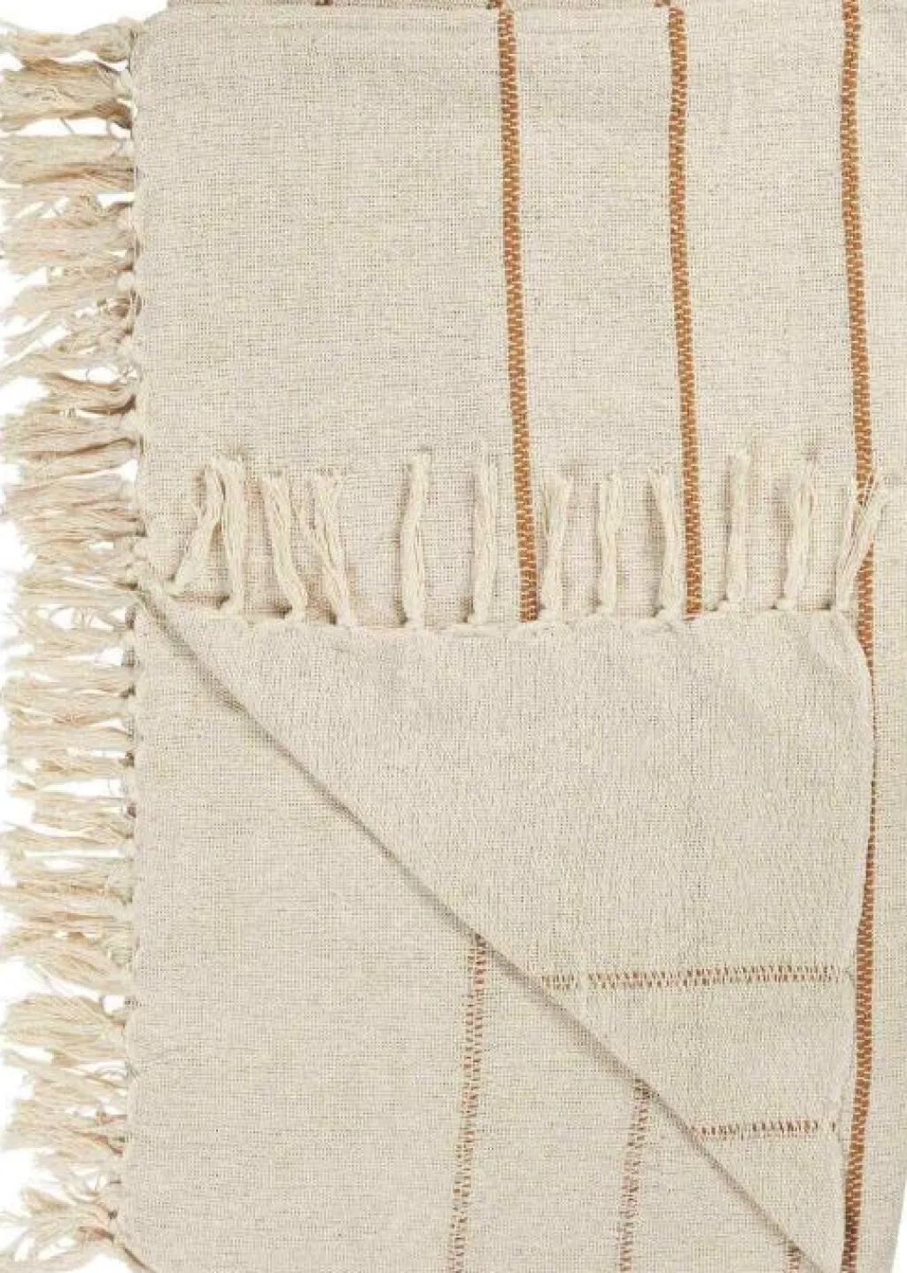 Discount Plaid 130x160 cm, Natur/Brun Plaider Og Tæpper