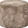 Puf Ø45 cm, Grå Stole