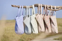 Outlet Quiltet Taske, Orange/Blå Tasker Og Muleposer|Tasker Og Muleposer