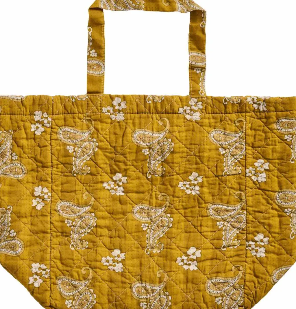 Ib Laursen Tasker Og Muleposer|Tasker Og Muleposer > Quiltet Taske 45x40 cm, Mustard