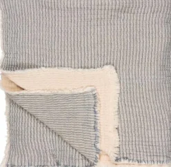 Sale Ib Laursen Sengetæppe 150x220 cm, Lyseblå/Off White