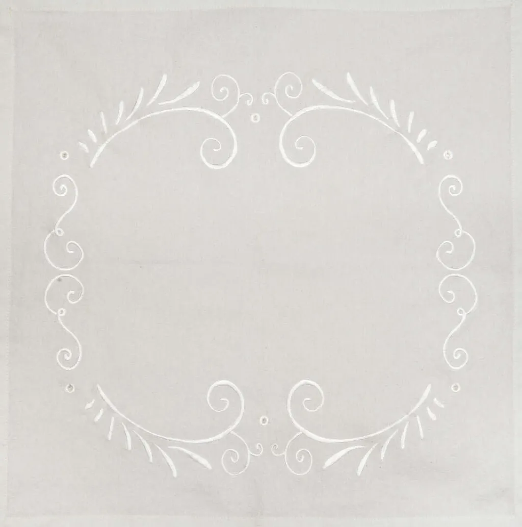 Discount Stofserviet 40x40 cm, Hvid Servietter
