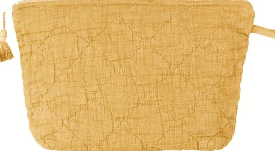 Ib Laursen Toilettaske Quiltet 28x18 cm, Lemon Drop