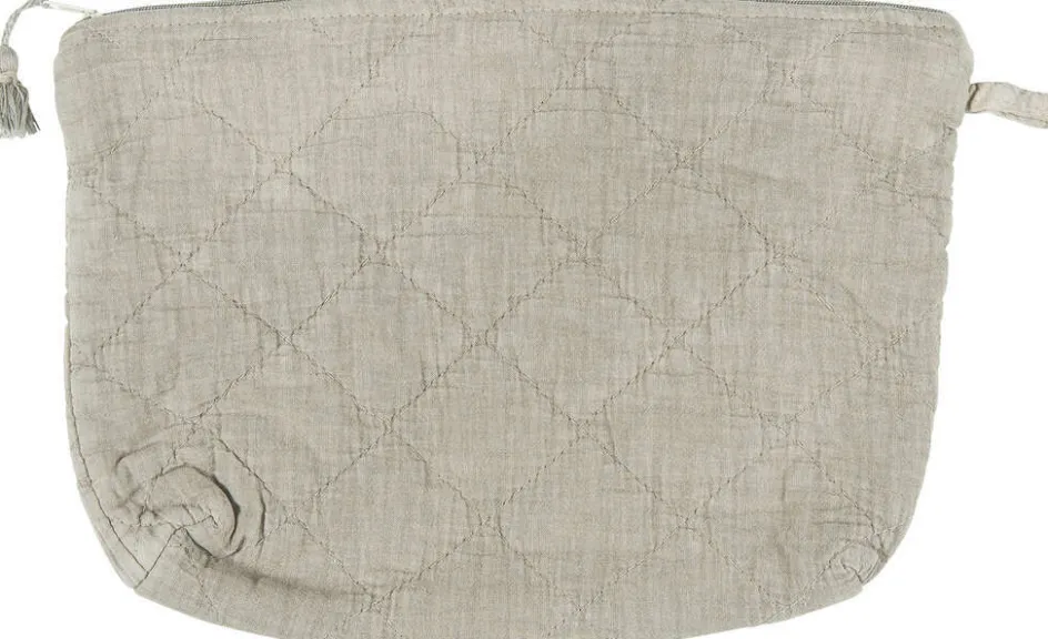 Discount Ib Laursen Toilettaske Quiltet 28x18 cm, Linen