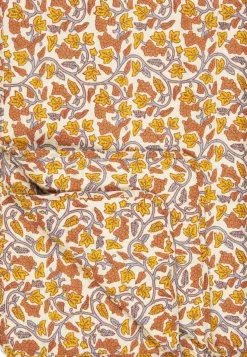 Ib Laursen Plaider Og Tæpper > Vattæppe 130x180 cm, Natur/Grå/Gul/Orange
