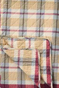 Best Vattæppe 130x180 cm, Rød/Blå/Beige/Grå Plaider Og Tæpper