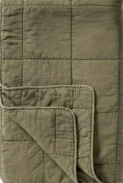 Online Ib Laursen Vintage Vattæppe 130x180 cm, Eucalyptus Green