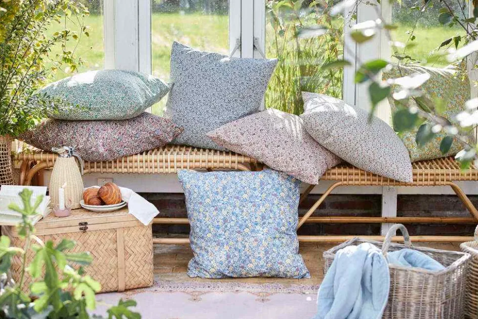 Discount Ib Laursen Vintage Vattæppe 130x180 cm, Nordic Sky