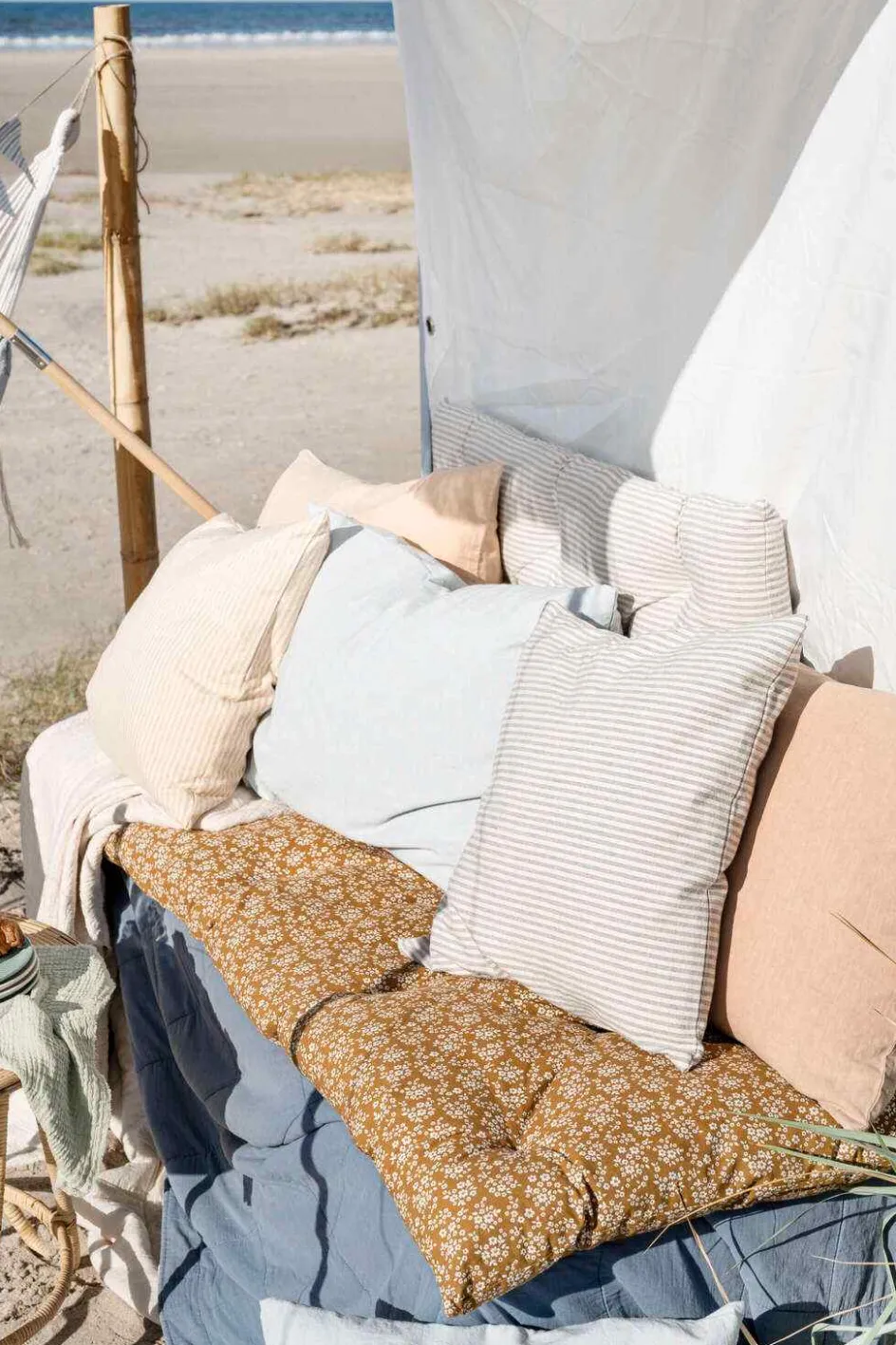 Discount Ib Laursen Vintage Vattæppe 130x180 cm, Nordic Sky