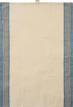 Sale Ib Laursen Walter Viskestykke 50x70 cm, Natur/blå/Grå