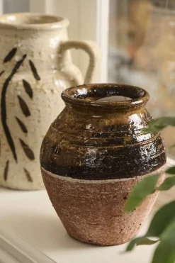 Ib Laursen Stue|Vaser > Avignon Vase H16,5 cm, Brun