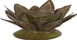 Online Lotus Fyrfadsstage H4 cm, Metal Fyrfadsstager