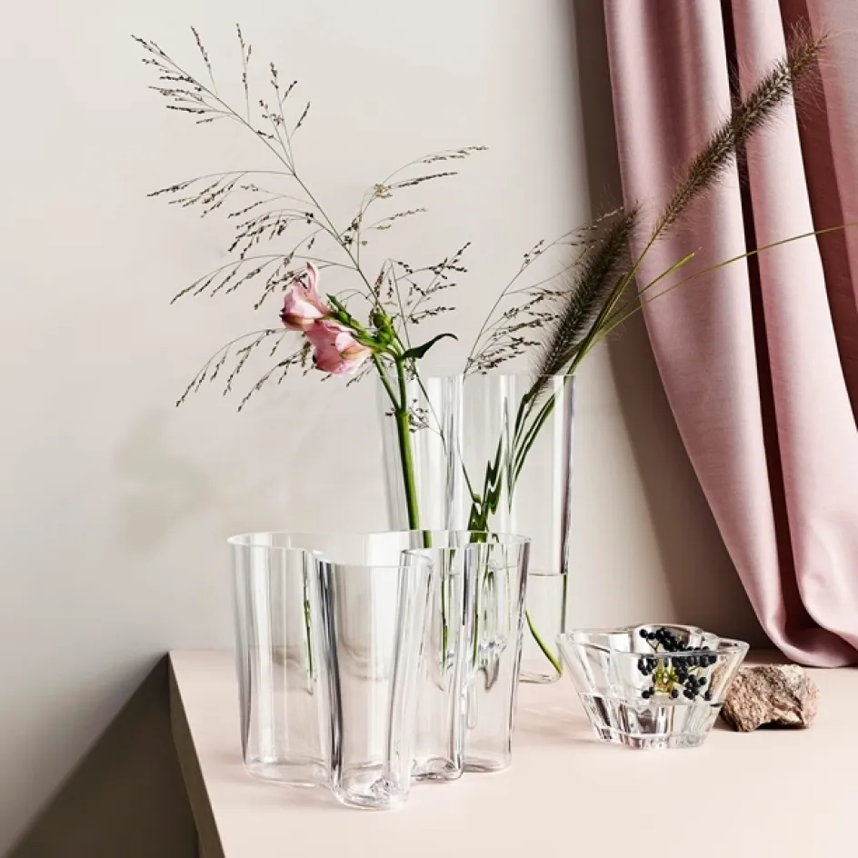 New Iittala Aalto Finlandia Vase H25 cm, Klar