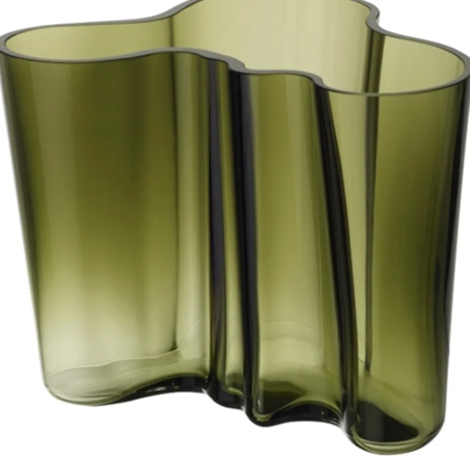 Discount Iittala Aalto Vase H16 cm, Mosegrøn