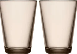 Outlet Iittala Kartio Drikkeglas , Linen