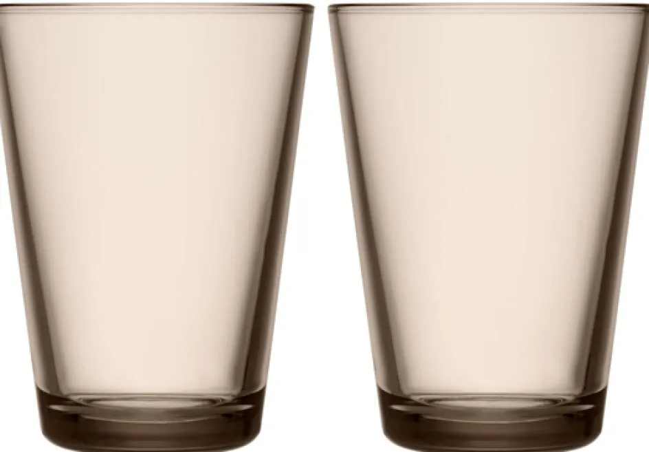 Outlet Iittala Kartio Drikkeglas , Linen