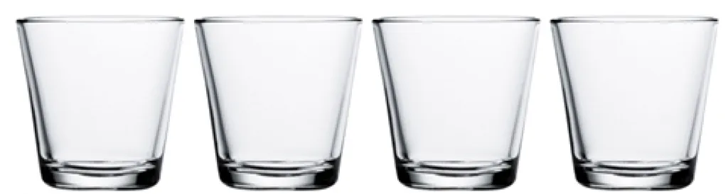 Discount Kartio Drikkeglas 4 stk. 21 cl, Klar Vandglas