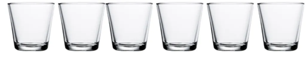 Iittala Vandglas > Kartio Drikkeglas 6 stk. 21 cl, Klar