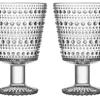 Best Kastehelmi Glas På Fod 4 stk. 26 cl, Klar Vandglas