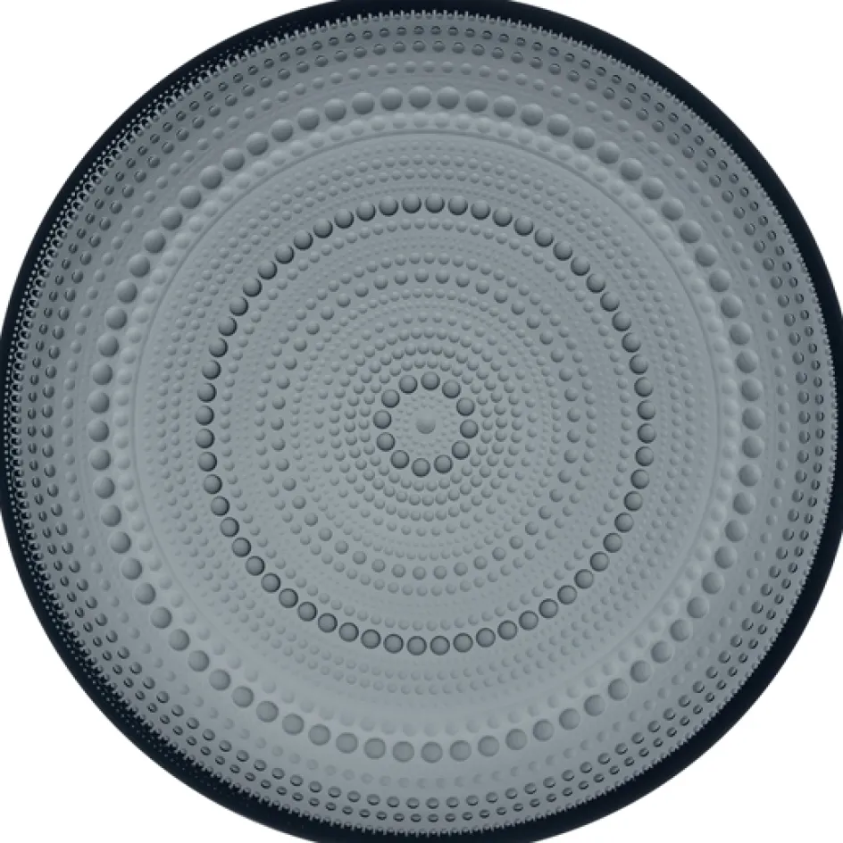 Clearance Iittala Kastehelmi Tallerken , Mørkegrå
