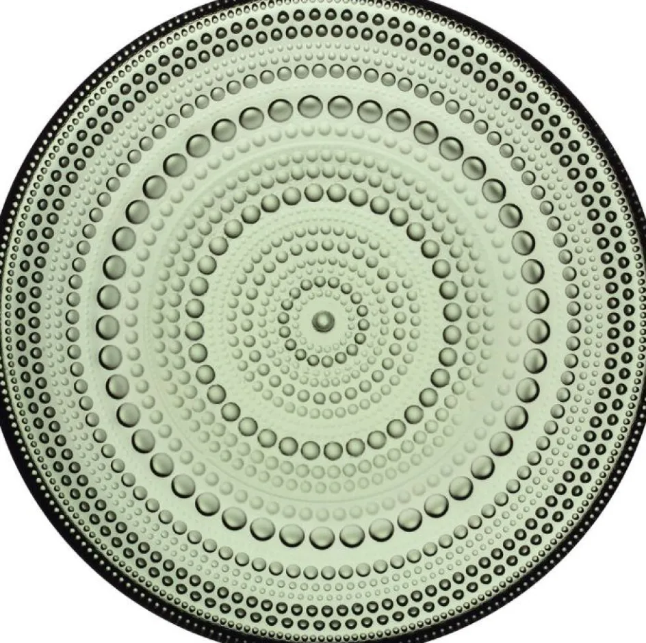 Hot Iittala Kastehelmi Tallerken 17 cm, Pine Green