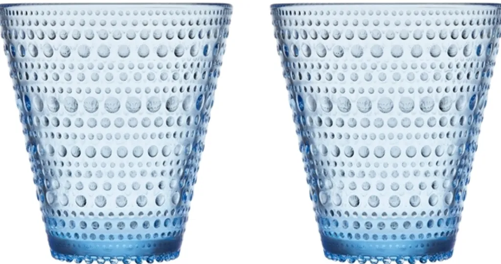Kastelhelmi Vandglas 2 stk. 30 cl, Aqua Vandglas