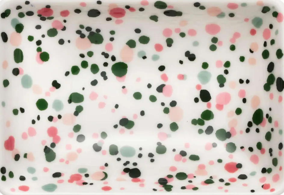Sale Iittala Oiva Toikka Collect Tallerken , Pink/Grøn