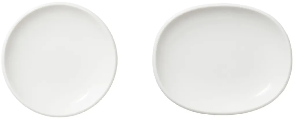 Outlet Raami Tallerken 2 stk. 11 cm, Hvid Desserttallerkener|Tallerkensæt