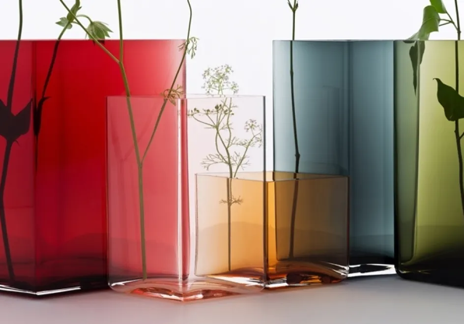 Sale Iittala Ruutu Vase H18 cm, Grå