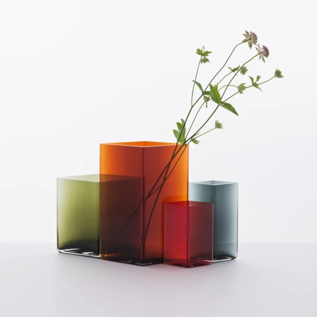 Iittala Stue|Vaser > Ruutu Vase H27 cm, Kobber