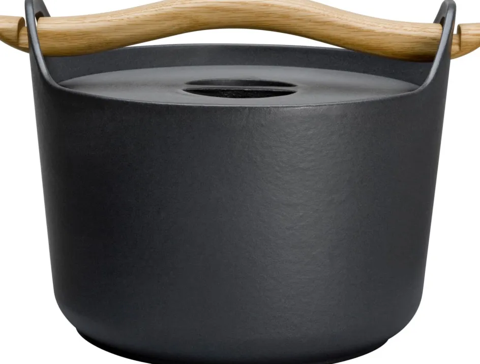 Iittala Sarpaneva Kasserolle m. Låg 3 L, Sort